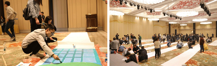 积极的参与其中