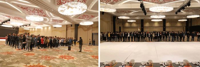 团队拓展活动正式开展