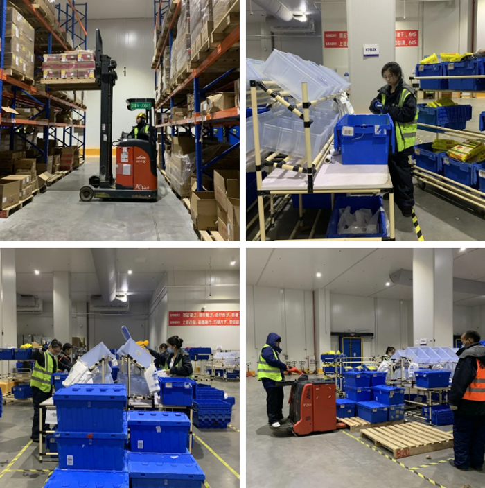 广州冷链B2C仓奋战618照片集锦