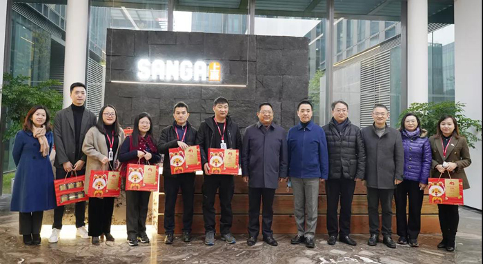 普陀区领导赴明升国际集团总部走访调研