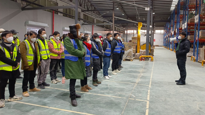 明升国际杜总给支援队鼓舞士气